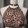 párduc ctop top bralette szett