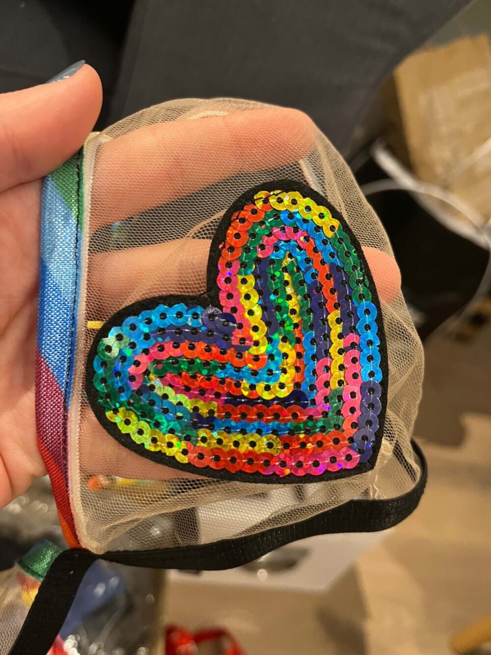 rainbow bralette